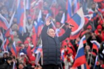 プーチン大統領のイメージ戦略をチャップリン研究者が分析（写真／AFLO）