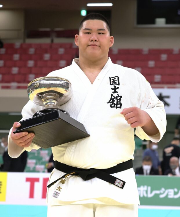 体重無差別で日本一を決める全日本柔道選手権で優勝した斉藤立（写真／共同通信社）