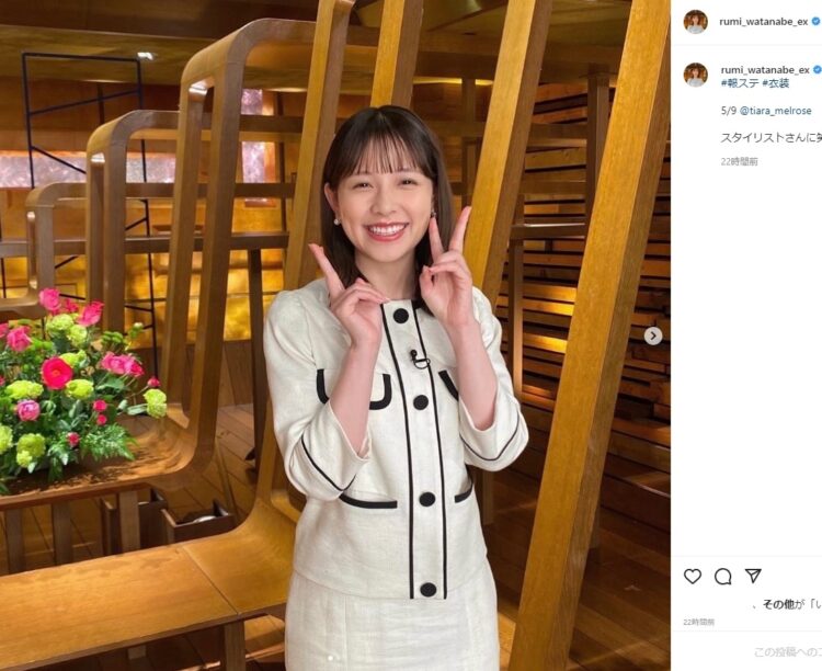 ダブルピースを見せたり…（インスタより）