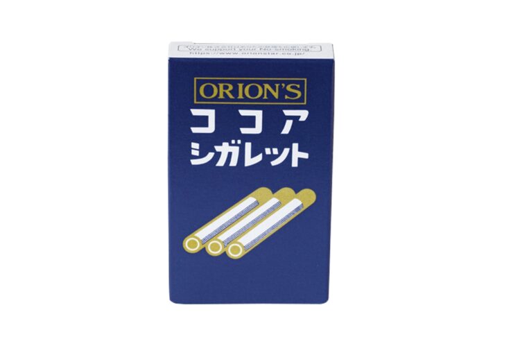 ココアシガレット　44円／オリオン──昭和26年発売、ハッカも香る砂糖菓子