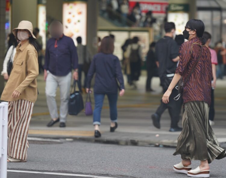 大都会の真ん中で目撃された姉妹