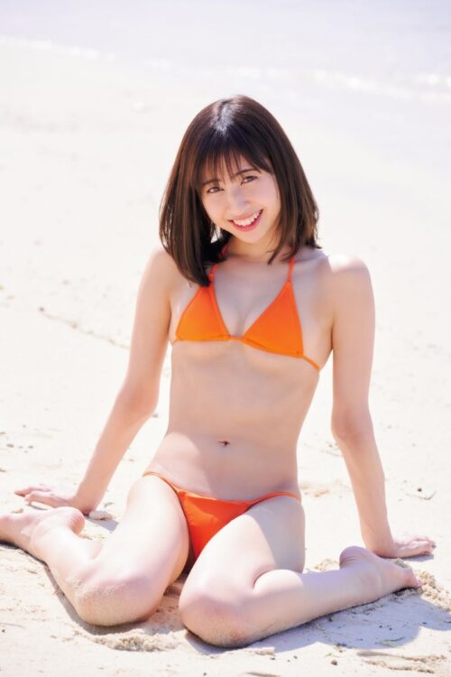 ビーチで輝く美ボディ