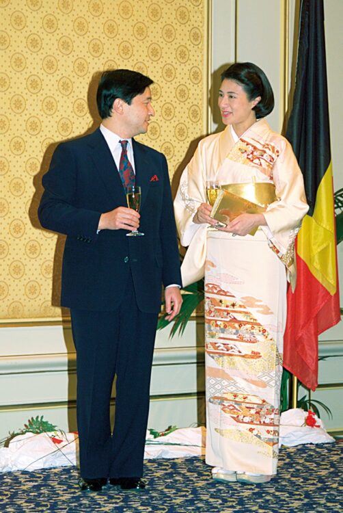 1999年12月　ベルギー皇太子結婚式ご参列（宮内庁提供）
