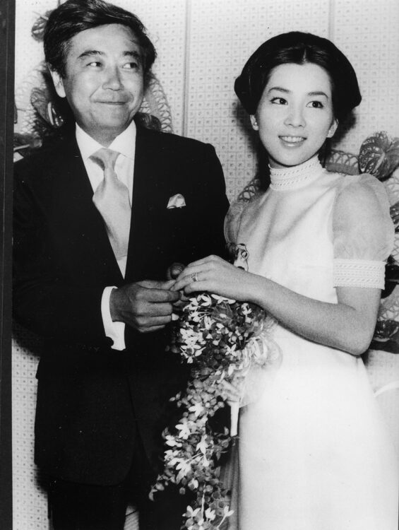 吉永小百合（77）　岡田太郎さん　1973年