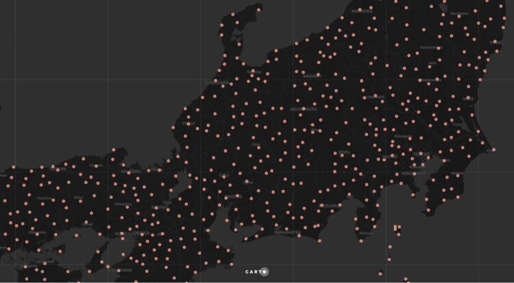 気象庁のアメダス1300か所