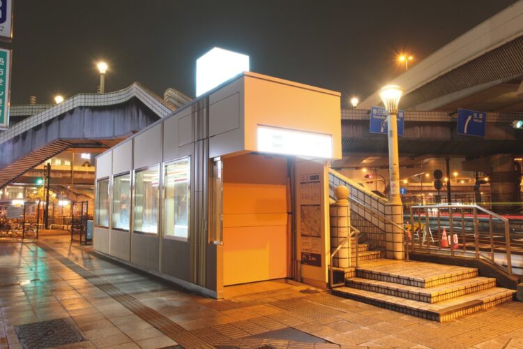 上野駅の完全防水型の出入口（写真提供／東京メトロ）