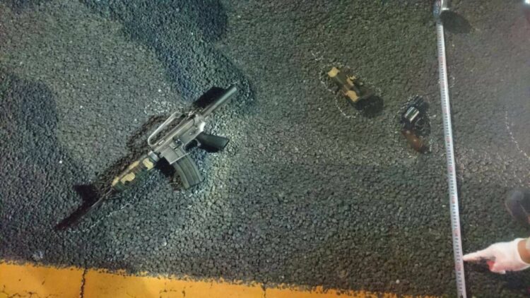 尼崎射殺事件で現場に捨てられていた自動小銃