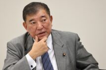 石破茂元幹事長が語った（時事通信フォト）