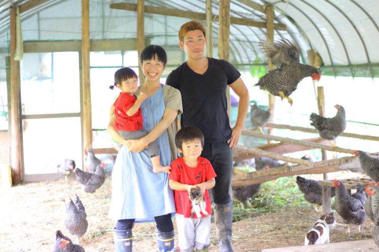 茨城で養鶏農家を営む菊地さん一家