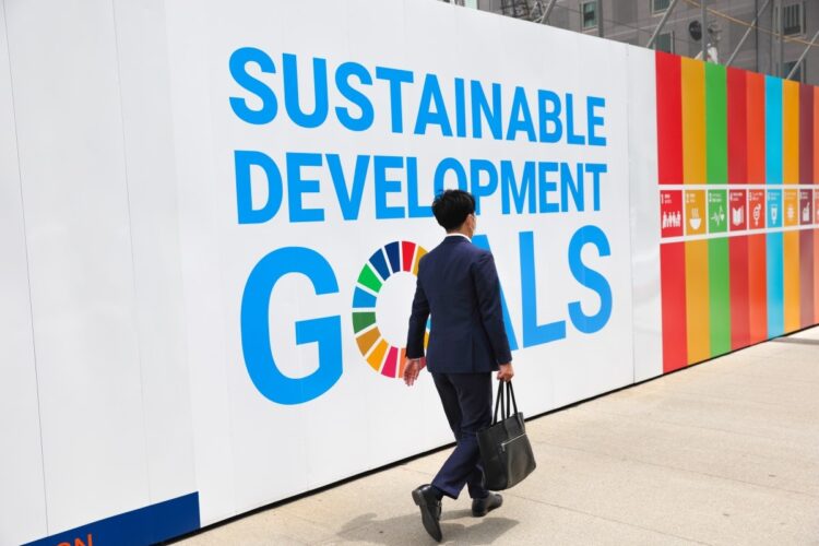 SDGs（持続可能な開発目標）についてテレビが取り上げる機会が激増していた（イメージ、時事通信フォト）