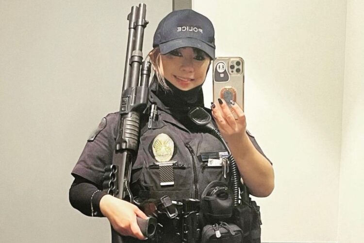 米ロサンゼルスで警察官となった日本人女性YURI氏