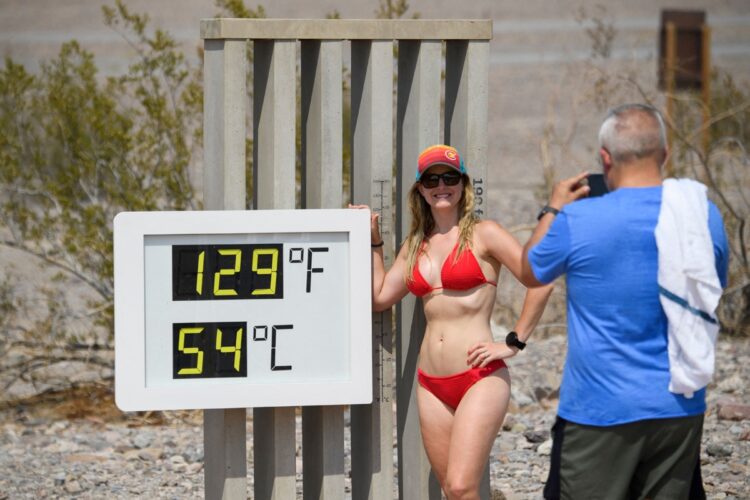 2021年に54℃を記録した米デスバレー国立公園（写真／AFP＝時事）