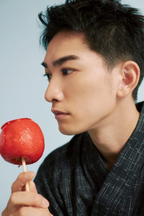 撮影期間に痩せないよう現場でよく食べるようにしているという町田