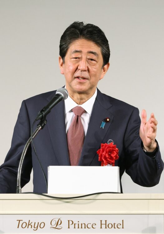 自民党内で大きな影響力を持っていた安倍氏（時事通信フォト）