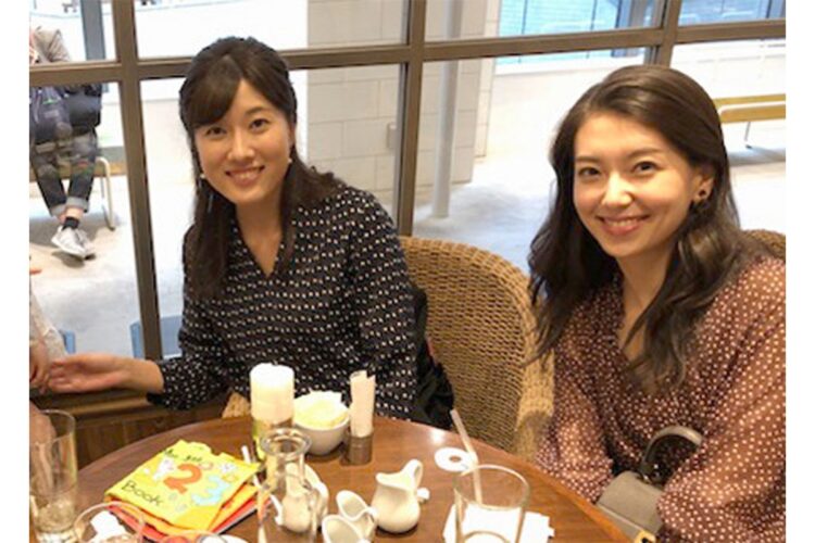 和久田麻由子アナ（右）の後継として注目される大阪放送局の石橋亜紗アナ（写真は『おはよう日本』公式ブログより）