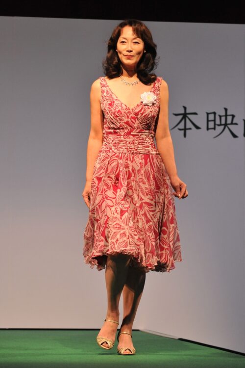 スタイルを保ち続けた島田陽子さん（2008年）