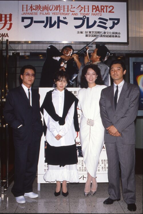 1987年に公開された映画『竜馬を斬った男』に出演した島田陽子さん（当時34歳）