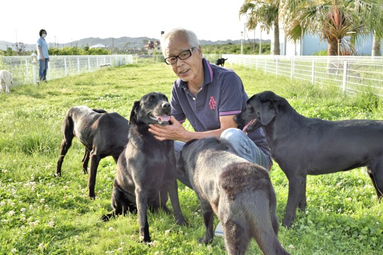 「がん探知犬」トレーナーの佐藤悠二さん