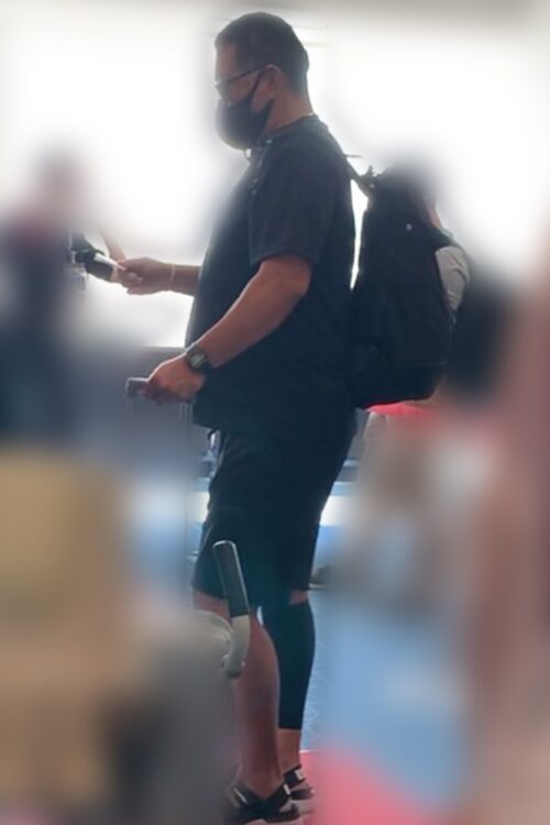 ひときわ体格のいい清原氏