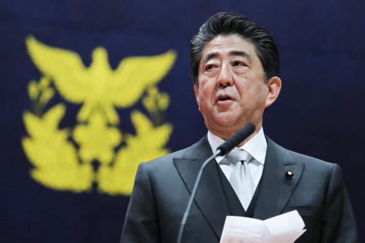 國分氏と親交があった安倍晋三元首相