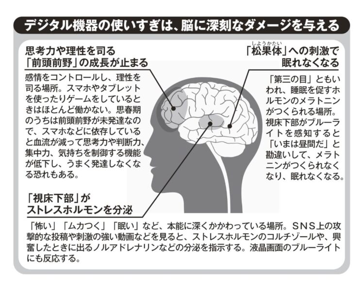 デジタル機器の使いすぎは、脳に深刻なダメージを与える