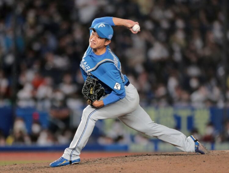 トライアウトからの大復活を遂げた日本ハム・古川侑利（時事通信フォト）