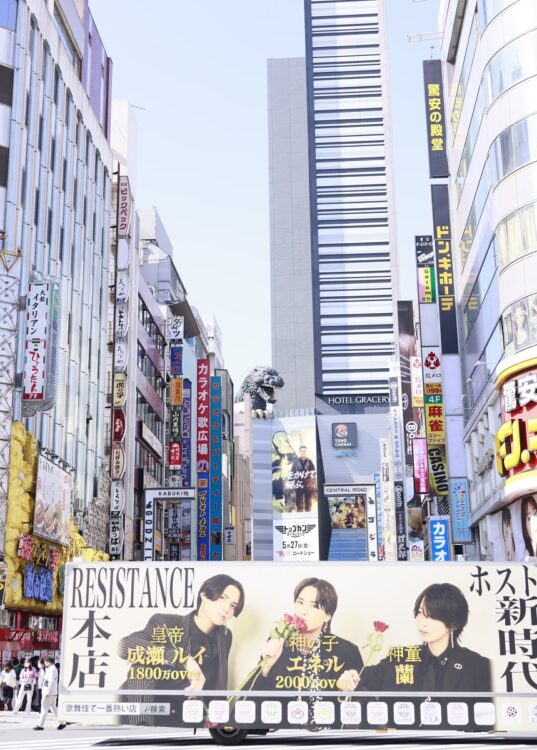 歌舞伎町ではたくさんのホスト達が輝く（写真はイメージ。歌舞伎町）