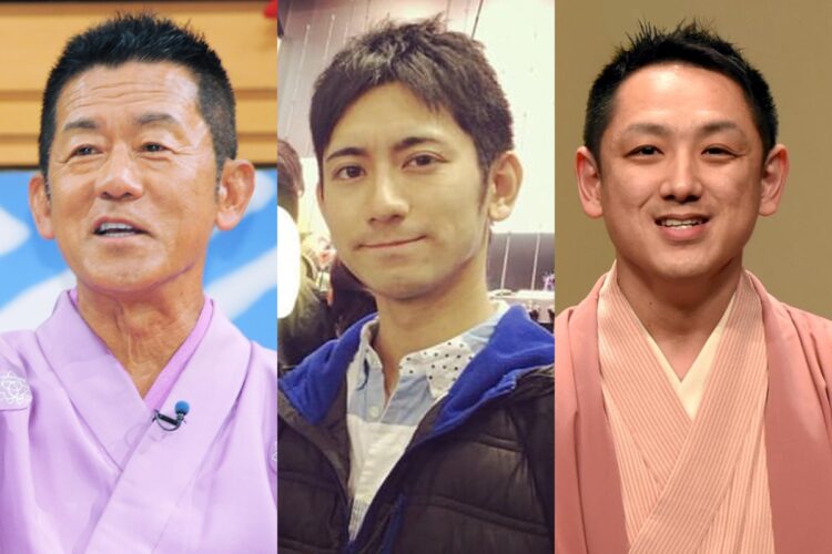 後継の候補は？（左から三遊亭円楽、一太郎、王楽／写真＝時事通信フォト、一太郎のインスタグラム、共同通信社）