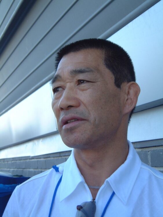 アテネでの敗北の後は父・明氏も失意に沈んでいた(筆者撮影)