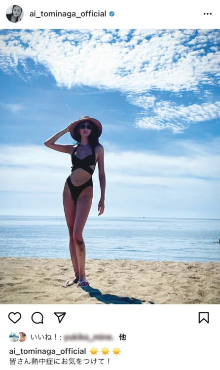 冨永愛（インスタグラムより）