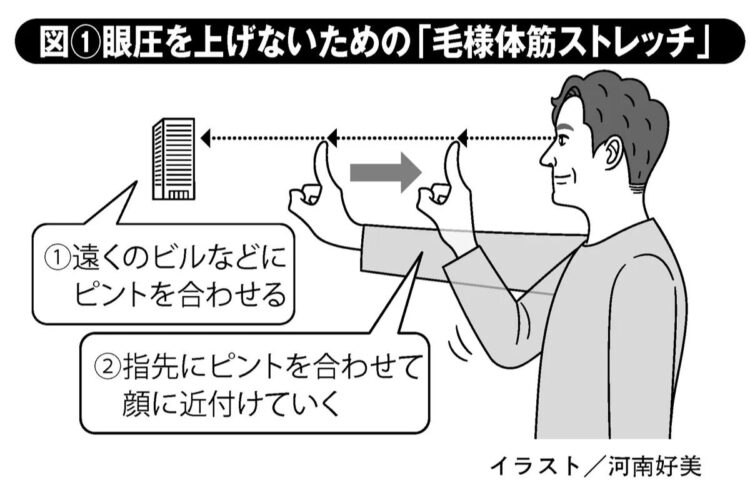 「毛様体筋ストレッチ」