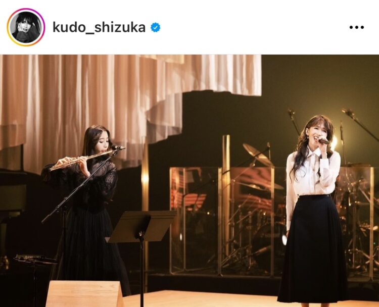 『SONGS』で共演したCocomi（左）と静香（右。Cocomiのインスタグラムより）