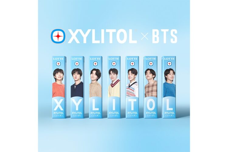 「キシリトール×BTS＜ソーダ＞」ビジュアル