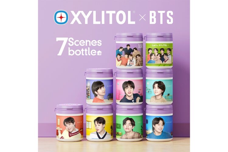 「キシリトール×BTS ７ Scenesボトル」ビジュアル