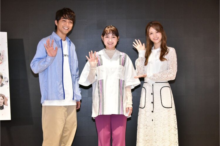 佐藤寛太、葵わかな、松村沙友理