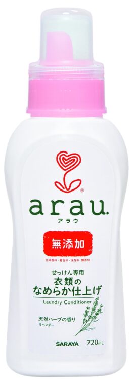 仕上げ剤：arau.衣類のなめらか仕上げ