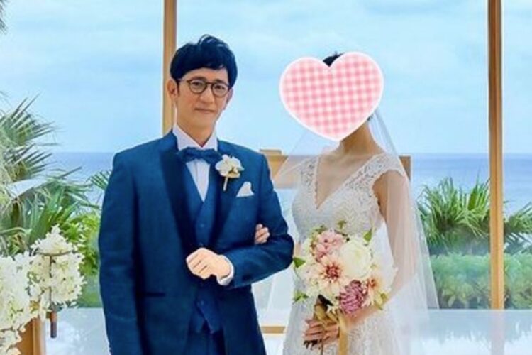 柴田と結婚相手（本人のインスタグラムより）