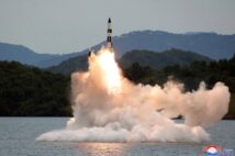北朝鮮が発射したミサイルは思わぬ“被害”を（写真／朝鮮通信＝時事）