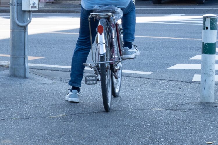 自転車での交通違反に対する対応が厳しくなっているという