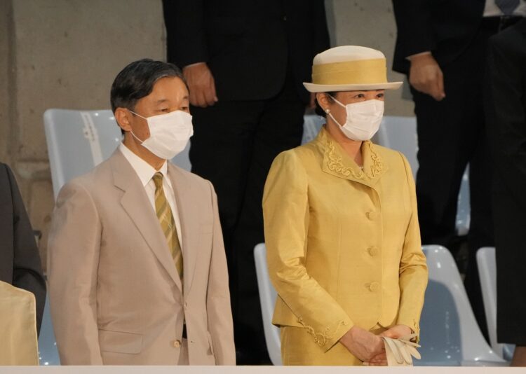 25年ぶり、即位後初となった沖縄訪問（10月、沖縄県宜野湾市。写真／JMPA）