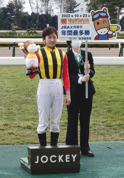 競馬の今村聖奈（写真／共同通信社）