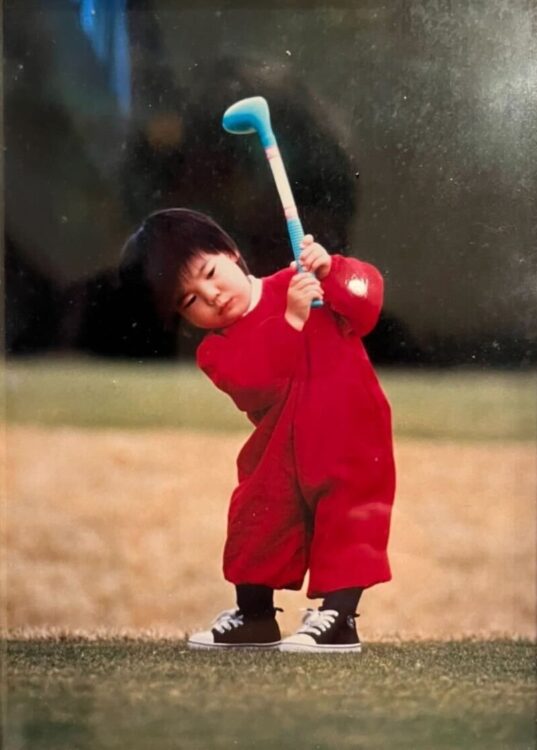 2歳の頃の蝉川泰果（写真提供／佳明氏）