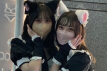 マスク×コスプレの新スタイル（本人に許可をとって撮影）