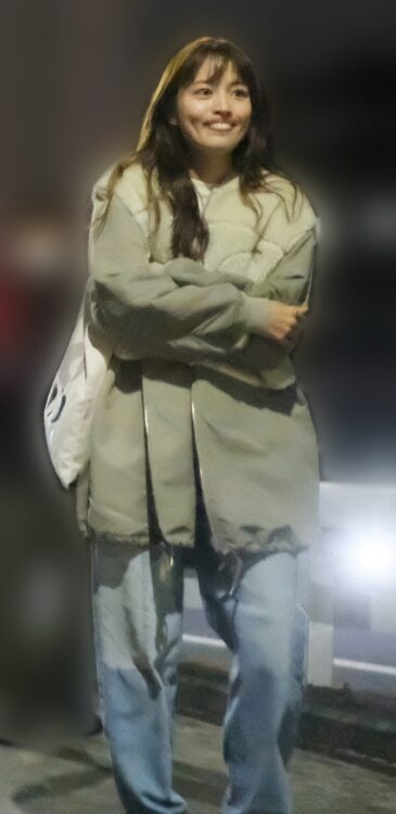 前歯を見せスマイル