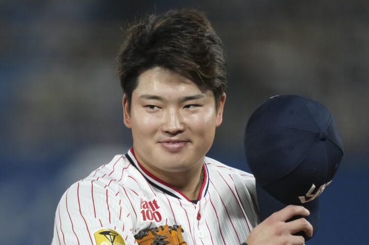 今度は侍ジャパンの主砲としての活躍が期待される村上（撮影・藤岡雅樹／JMPA、以下同）