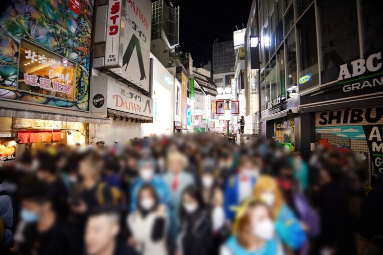 渋谷・ハロウィンのから騒ぎ