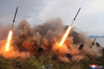 相次ぐ北朝鮮のミサイル発射（時事通信フォト）