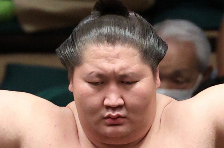 部屋での騒動、トラブルについては、沈黙を守っている逸ノ城(時事通信フォト)
