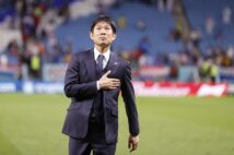 日本代表を率いた森保一監督(時事通信フォト)