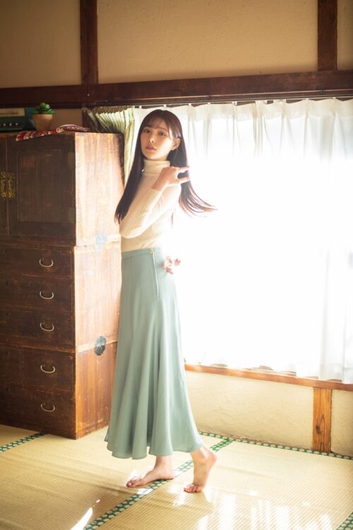 167cm、すらりとした身体